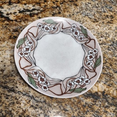 Winnie Dunn Decorative Plate J&C Bavaria Floral Design Signed