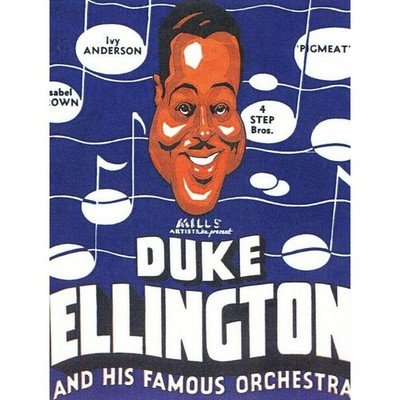 Duke Ellington at the Apollo Postcard Jazz Vintage Harlem New York City TPC-A
