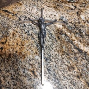 Crucifix Wall Cross with Jesus Figure Made in West Germany