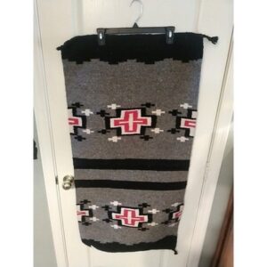 Vintage Southwestern Mexican Rug/Wall Hanging/Saddle Blanket 46" x 21"
