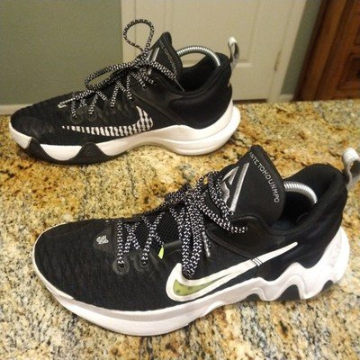 Nike Giannis Immortality CZ4099 010 Black/Clear-White-Wolf Grey New Men's Sz 9