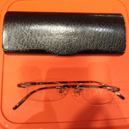 Totally Rimless 51-18-140 Gunmetal (Gun) Tortoise Eyeglass Frames