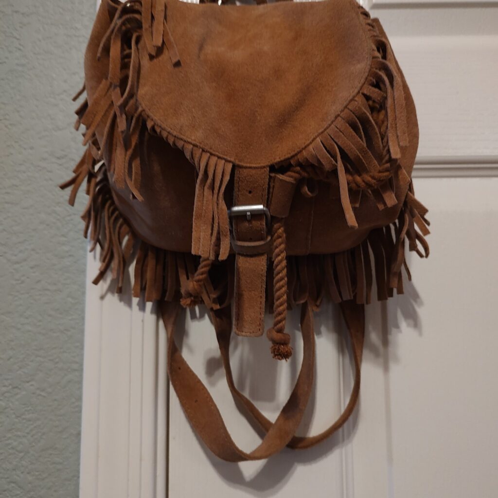 Enjoy Little Things Bags Suede Backpack Boho Western Native Bohemian Style CUTE!