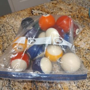 Vintage Classic Professional Pool Billiard Balls Set of 16 Balls Complete
