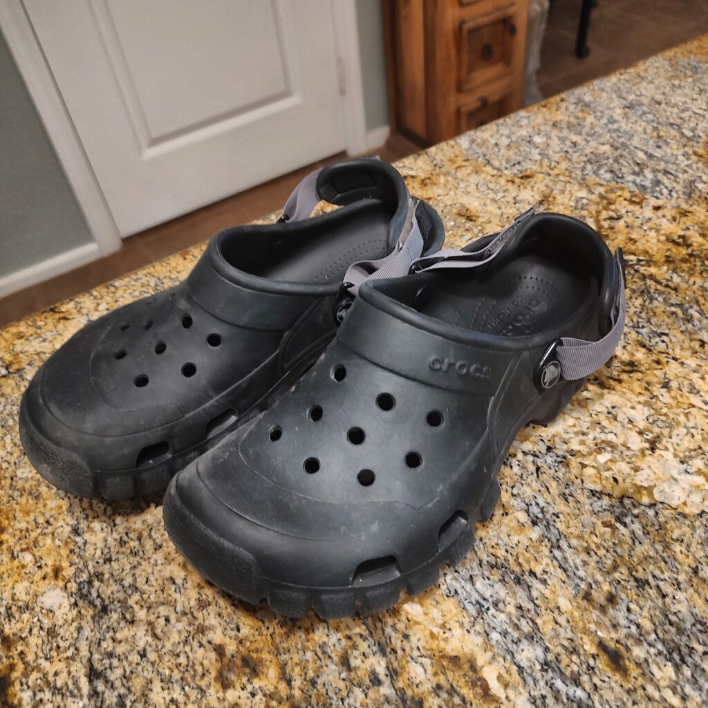 Black Women's / Mens Crocs Offroad Sport Clogs Size 8M/10W
