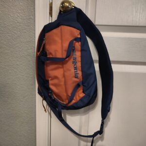 Patagonia Sling Bag Backpack Navy Orange ID 48200