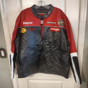 Budweiser Leather Jacket XXL by Wilsons Leather Chase Authentics Dale Earnhardt