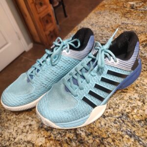 K-SWISS Express Light Women's Pickleball Shoes US 7.5 Light Blue Gently Used