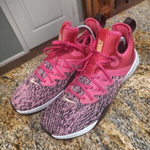 Nike Women's Elite TR AJ8154-601 Training Shoes Pink Black Gold US 11 Gently Use