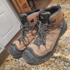 KEEN Targhee III 1028988 Mid Waterproof Hiking Boots Mens US 11 Brown Black