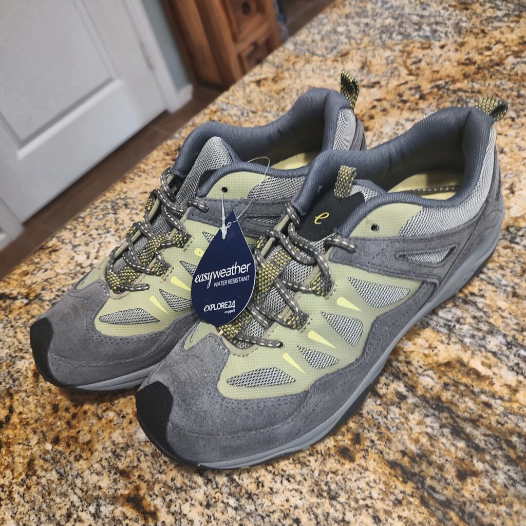 Easy Spirit EXPLORE24 Esperregrine Women's Walking Shoes NEW USA 8 Grey Green