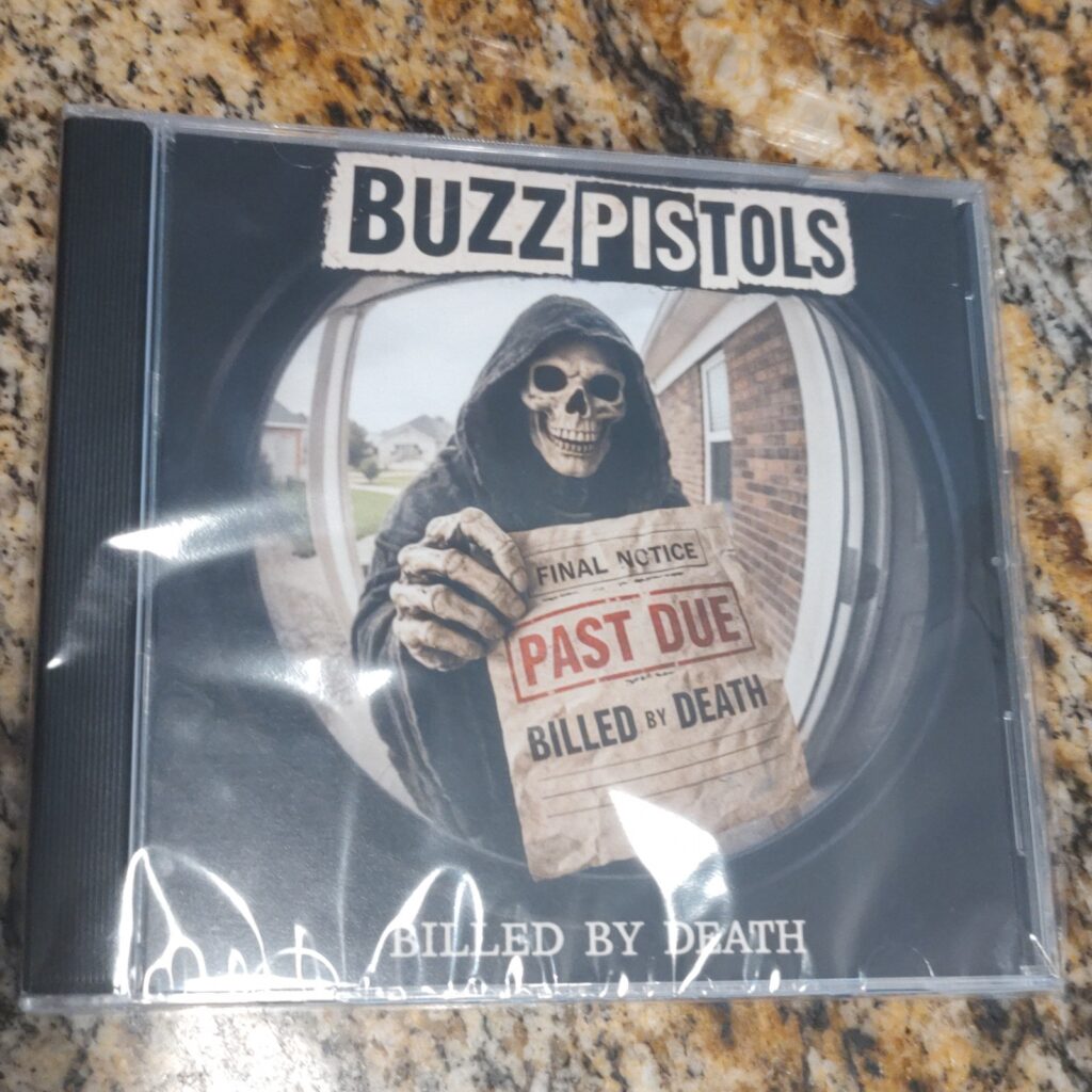 BUZZPISTOLS Billed By Death Audio CD NEW Sealed Punk KBD OOP