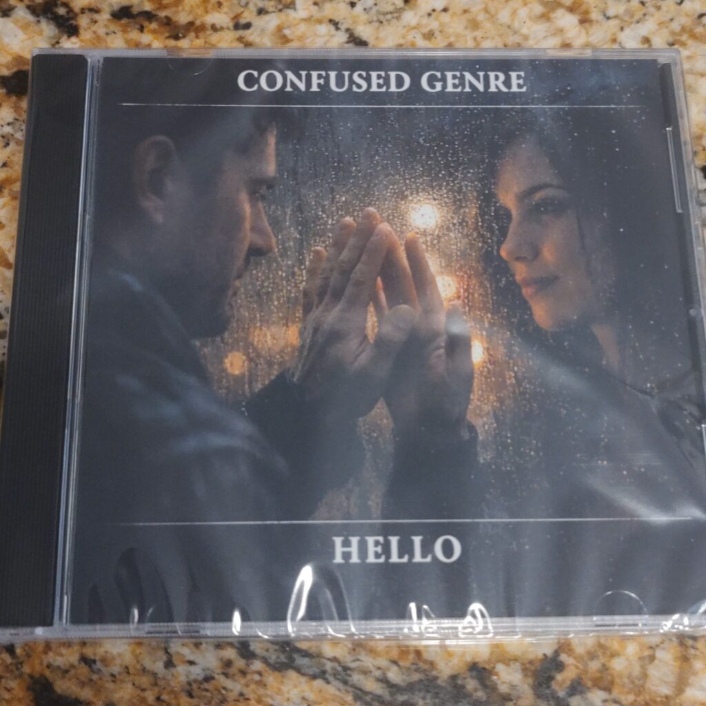 Confused Genre Hello, Please Stay Music CD NEW SEALED Black Grey Album Art