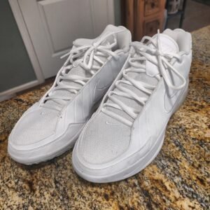 Nike Men's White Athletic Running Shoes Sneakers US 12 Excellent 117520-100