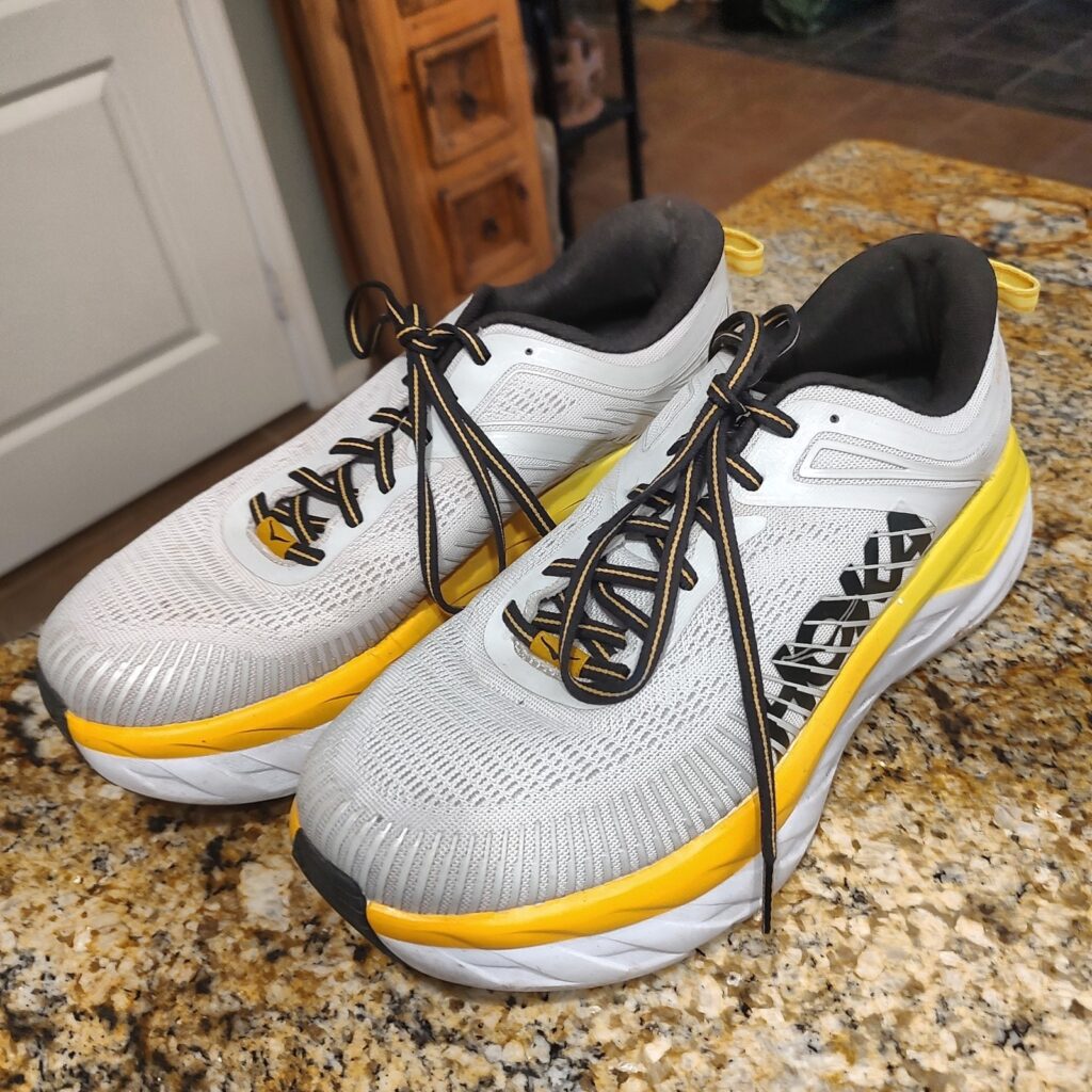 Hoka One One Bondi 7 Wide Running Shoes Size 8.5E Model 1110530