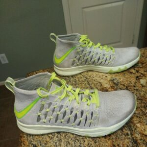 Nike Train Ultrafast Flyknit Cross Training Shoes Men's Sz 7.5 Grey 843694-006