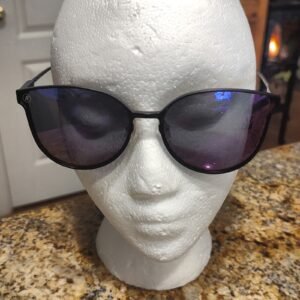 Blenders Moonshine Lily Womens Black Polarized Sunglasses Excellent Condition