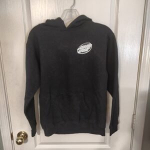 Santa Cruz Skateboards Hoodie Mens L Black Faded Graphic Gently Used