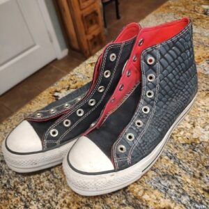 Converse Chuck Taylor All Star High Top Digital Daze Crocodile Print Womens 9 US