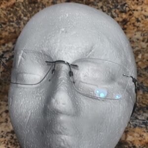 Silhouette 5521 7010 Rimless Eyeglasses Frames 140mm Silver Unisex Excellent Use