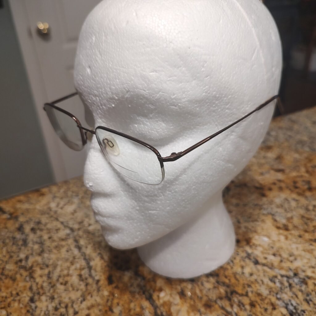 Flexon by Marchon 606 Eyeglasses Frames Unisex 52-19-140 Coffee Gently Used