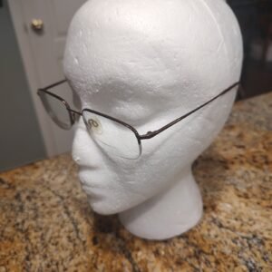Flexon by Marchon 606 Eyeglasses Frames Unisex 52-19-140 Coffee Gently Used