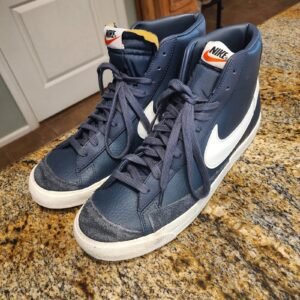 Nike Dunk High Michigan Men's US 12 BQ6806-401 Used Sneakers Visible Wear