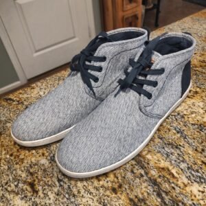 Steve Madden P-S38INT Men's Chukka Boots 10.5 Grey Navy Minimal Wear
