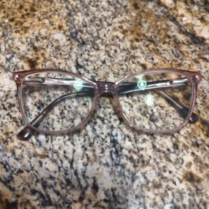 WITTNAUER ANGELIQUE Eyeglasses Frames Womens 53-14-140 Blush Tortoise Excellent