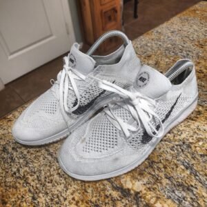 Nike Free RN Flyknit 2018 Women's Running Shoes US 10 White 942839-100 Gently Us