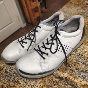ECCO BIOM NATURAL MOTION E-DTS Golf Shoes Men's 47 (US 13) White Grey Used