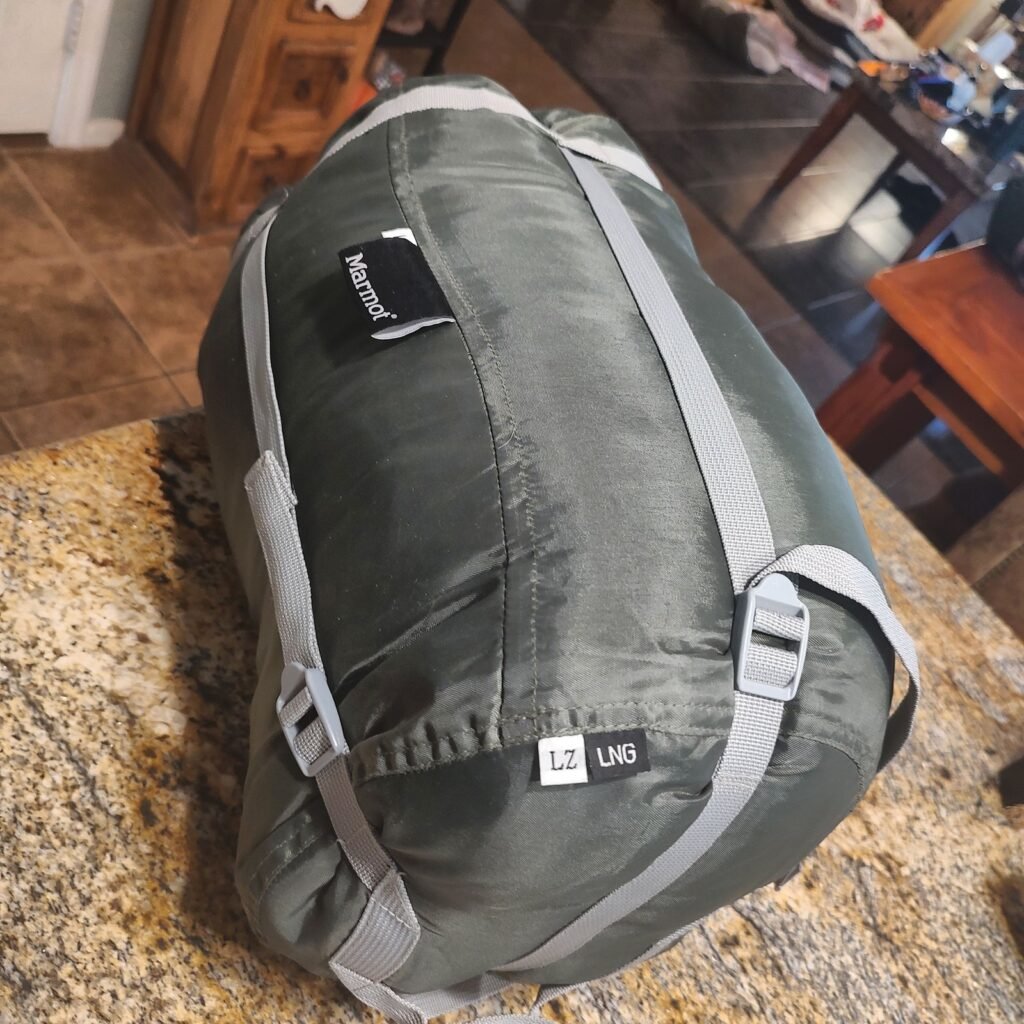 Marmot Mavericks 30F/-1C Sleeping Bag Long Olive Green Used Excellent